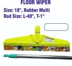 Floor Wiper Rubber Multi Size-18 inchRod Size: L-48 inch, T-1 inch