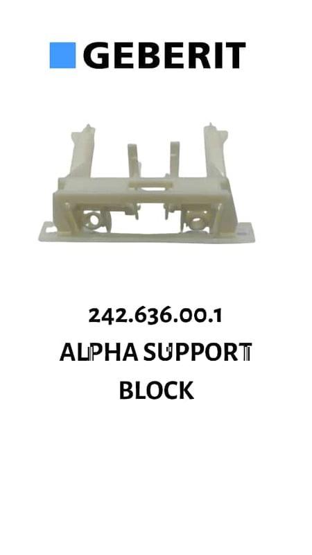 GEBERIT ALPHA CONCEAL TANK FLUSH PLATE SUPPORT BLOCK ALPHA SUPPORT