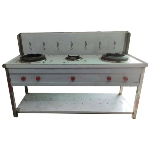 No of Burners	                3Material	                               Stainless SteelPower Source	               LPGColor	                              SilverMaterial Grade	              SS304Control Type	                     KnobIgnition Type  	             ManualBurner Type	                    High Power BurnerIs it Rust Proof	            YesIs It Portable	                   YesWe are engaged in offering a wide range of  quality Products to our clients. Our range of all products is widely appreciated by our clients.