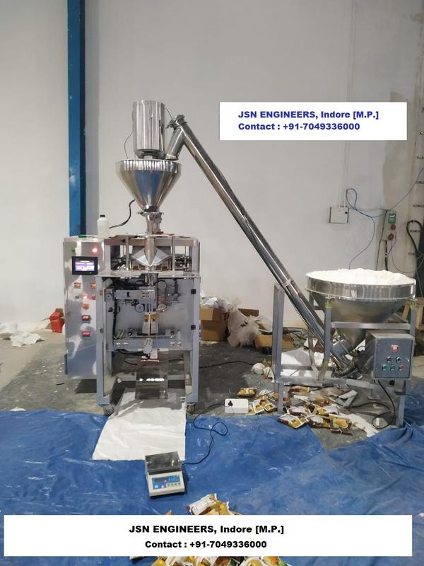 Fully-Automatic Collar-Type Servo-Auger Filler Machine for Powder Pouch Packaging [5gm - 500gm]