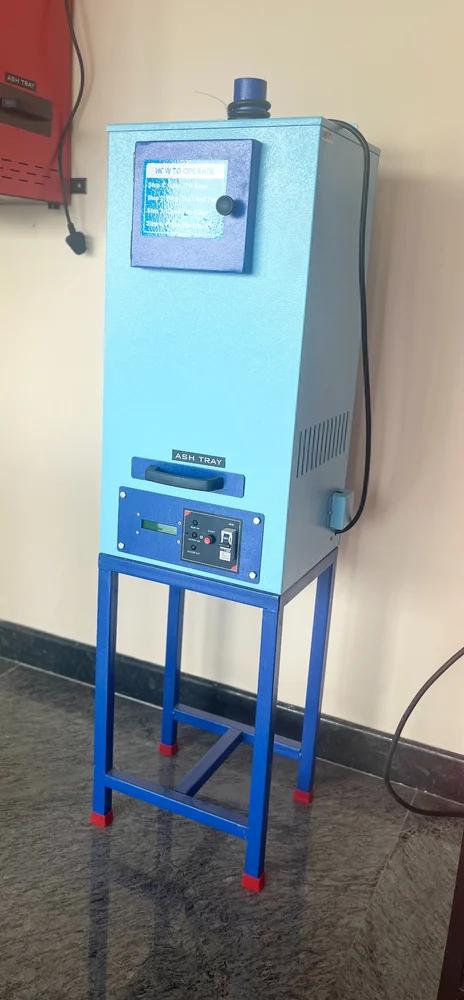 Sanitary Napkin Incinerator with smoke control unitOur product range includes a wide range of sanitary napkin incinerator with smoke control unit, mask burning machine and foot-operated hand wash sink.