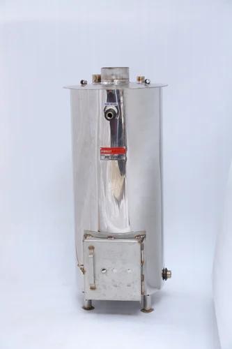 60 Lit Stainless Steel Wood Fired Water HeaterWe are offering Stainless Steel Wood Fired Water Heater.1 Unit includes: Firelit Water Heater, a fire grate, an ash cleaning rod, center pipe cleaning rod, a chimney pipe holding stand, a temperature meter and a safety valve.RequestCallbackAdditional Information:Production Capacity: 60 litDelivery Time: Immediate