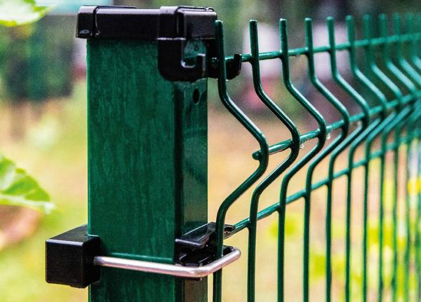 DescriptionThe world is evolving, and so are our Fencing Solutions . Presenting to you , the 3D Welded Mesh, the most advanced fencing solution available in India from the undisputed Market Leader in the segment - TATA Wiron Developed and Designed using our experience of >20 years, the 3D Welded Mesh is made from Tata Steel wires coated with high purity Zinc. A further layer of special powder coating is applied to give you the best protection, and a fence which will be there for more than 20 years ! So just relax because you are in the safe hands of TATA Wiron. Product Specifications - Length - Each individual panel is 2.5m long Height - As per your order, 1.2meter (4ft) Wire Diameter - 4 mm Mesh Size - 50 mm X 200 mm Post - Powder Coated , size 60 mm x 40 mm Colour - Moss green color No extra costs for clamps and bolts needed for basic panel installation. *In case you want to attach additional accessories like Y-arm, Barbed wire / Razor wire / Concertina wire on top, additional charges will apply. No of poles will be panel + 1 & related required accessories will be supplied as part of complete solution considering anchor rod option. *In case as per field layout, additional posts & related accessories are required or base plate version is required, then charges of those will be over & above.