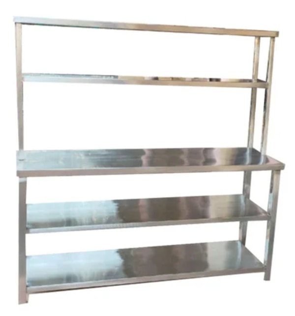 Size	                                   4*2 FeetMaterial	                          Stainless SteelUsage/Application	  RestaurantSurface Finish	          PolishedColor	                         SilverDesign Type	                 StandardWe are engaged in offering a wide range of  quality Products to our clients. Our range of all products is widely appreciated by our clients.