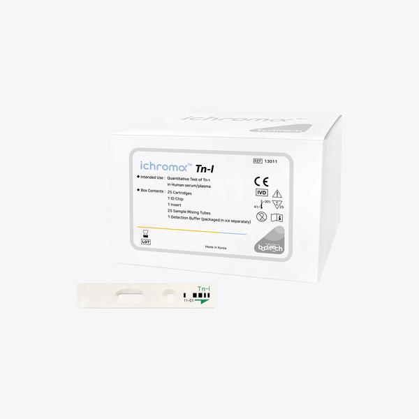 Troponin I (Tn-I)Monitoring Troponin I to screen myocardial infarction for urgentTroponin I (Tn-I) can diagnose myocardial infarction and myocardial necrosis at an early stage by accessing Tn-I level in the blood, thus can help prevent progression to more severe cases.