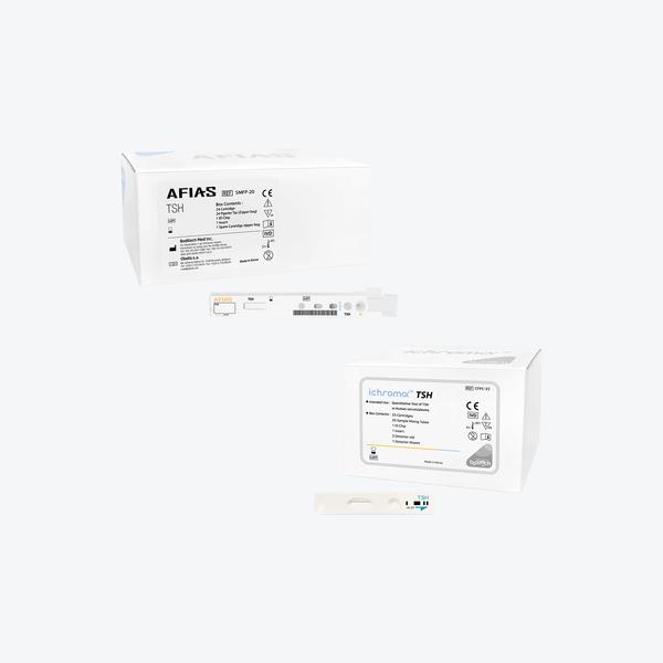 Thyroid Stimulating Hormone (TSH)Diagnosing thyroid dysfunctionOne needs an adequate level of thyroid hormone. The excessive or insufficient level would cause various abnormalities in human physiology. The TSH test can deliver the required answer about the hormone level in 12 minutes (US FDA 510k; AFIAS TSH).