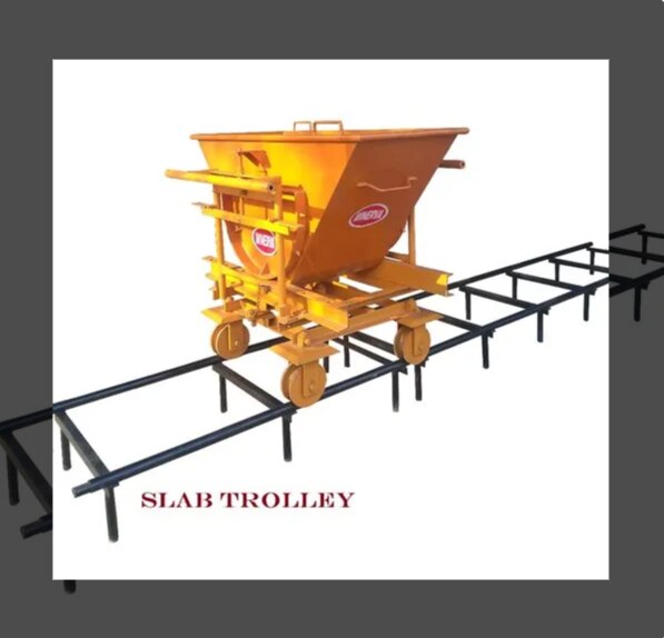 Slab Trolley With Rails For Concrete