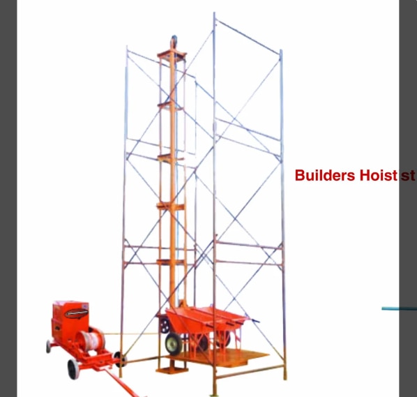Minerva Builders Hoist Material Handling Machine