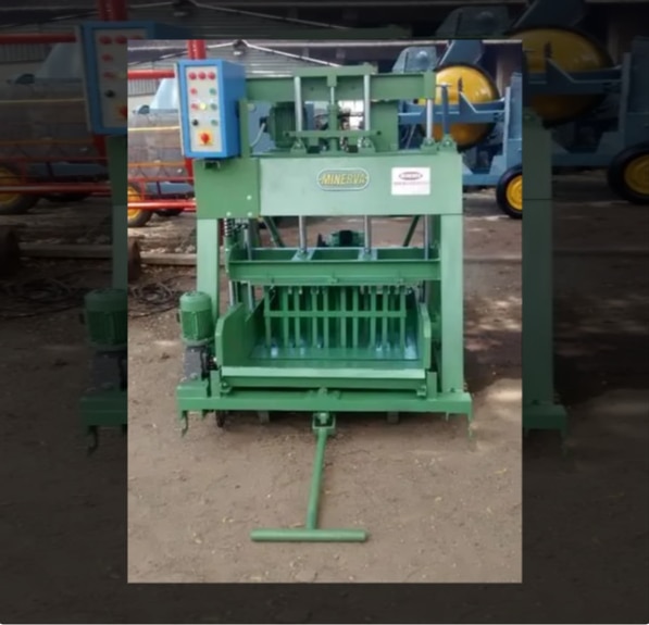Coimbatore Minerva Cement Block Making Machine