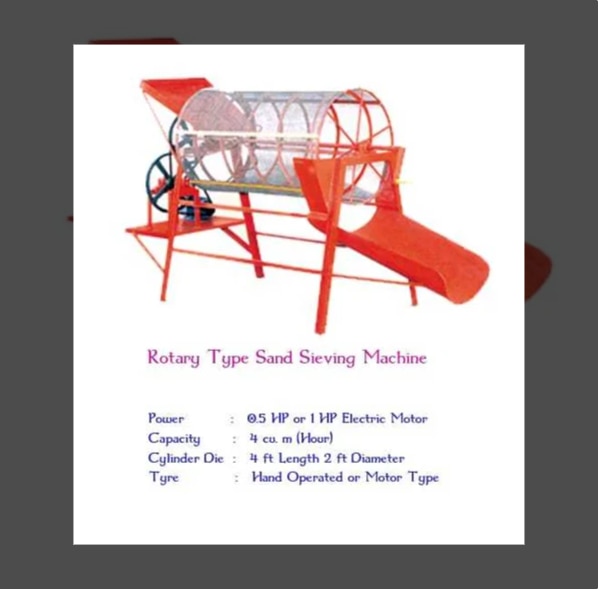 Minerva Rotary Sand Sieving Machine