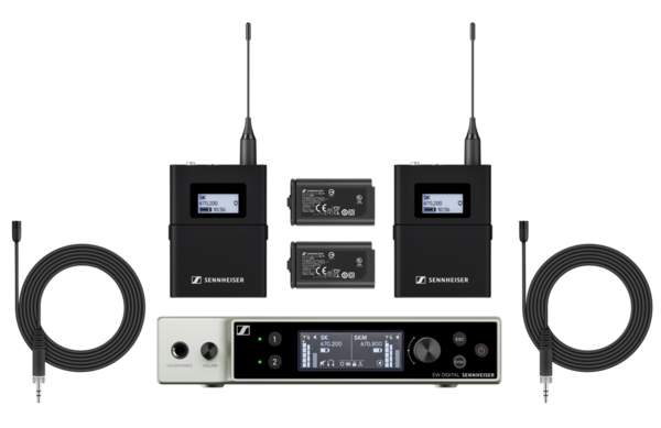 SENNHEISER EW-DX MKE 2 Set of wireless collar mics