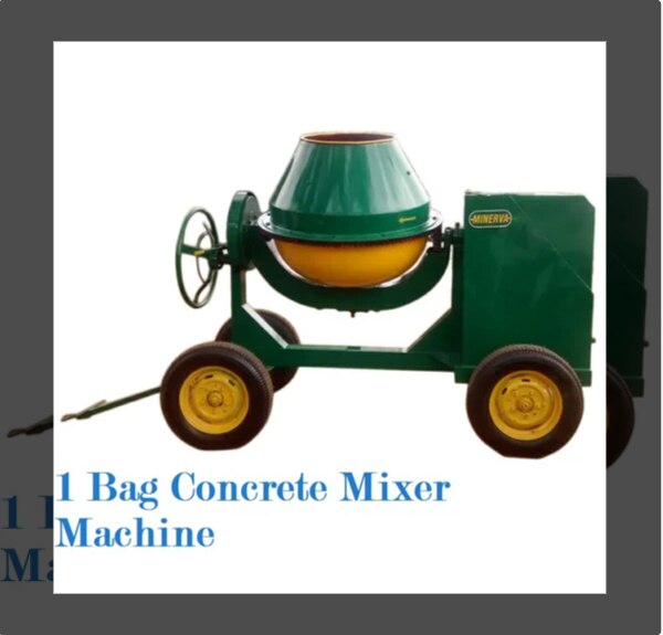 1 Bag Concrete Mixer Machine Manufacturers in Coimbatore.We are trusted Manuafcturer and Suppliers of 1 Bag Concrete Mixer Machine & plant in Coimbatore, Tamilnadu, South India.We are manufacturer, vsupplier of ample range of 1 Bag Concrete Mixer Machine. Manufactured in adherence to predefined industry standards, the whole range of the machines offered by us is assured with invincible quality.MINERVA INDUSTRIES, COIMBATORE, Our product range includes a wide range of hydraulic concrete mixer machine, 5/3.5 cft concrete mixer machine, minerva 1/4 bag electric cum hand operated heavy type mixer machine, minerva 1/2 bag steering heavy model concrete mixer machine electric type, minerva 3/4 bag concrete mixers-(minerva-heavy model) and minerva clutch type concrete mixer machine.