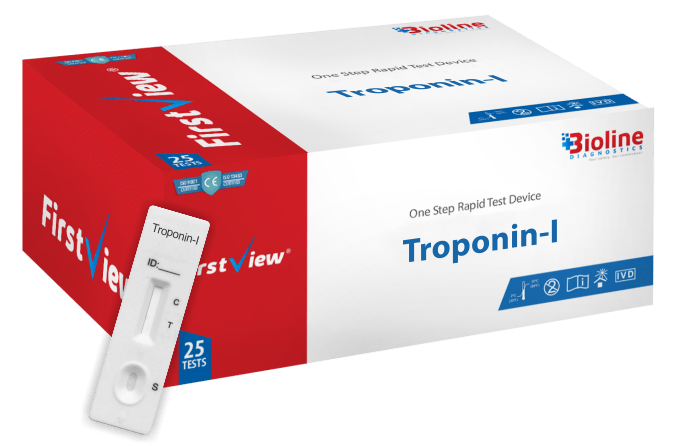 Troponin-IWHOLE BLOOD RAPID TESTFor Qualitative Detection of Troponin-I Whole Blood Rapid TestType : DevicePack Size : 25 T