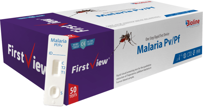 Malaria Pv/PfWHOLE BLOOD RAPID TESTFor Qualitative Detection of Malaria Pv/Pf in Human Whole Blood Rapid TestMalaria Rapid : Pf/Pv,  Device : 50 TMalaria Rapid : Pf/Pan,  Device : 50 TMalaria Pv/Pf - WHOLE BLOOD RAPID TEST