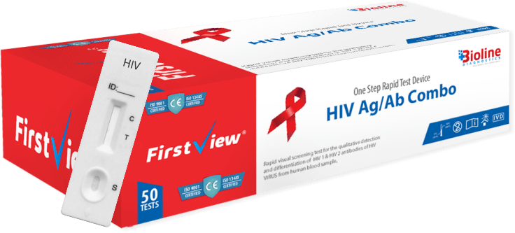 HIV 1/2/Ab ComboWHOLE BLOOD RAPID TESTFor Qualitative Detection of HIV 1/2/Ab Combo Whole Blood Rapid TestHIV 1/2,  Device : 50 THIV 1/2/Ab,  Device : 50 T