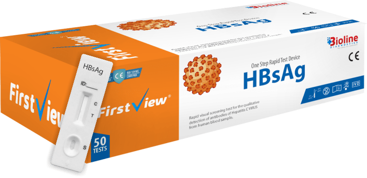 HBsAgWHOLE BLOOD RAPID TESTFor Qualitative Detection of HBsAg Human Serum / Pasma / Whole Blood Rapid TestStrip : 50 TDevice : 50 T