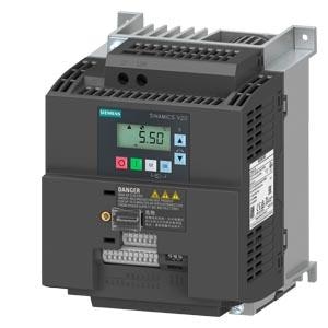 Siemens V20 PLC VFD  Siemens v20 1ac 200 240v 3kw SINAMICS V20 1AC 200-240V -15/+10% 47-63Hz 3kW with 150% overload for 60sec unfiltered I/O: 4 DI, 2 DQ, 2AI, 1AO Fieldbus: USS/Modbus with built-in BOP protection IP20/UL open Type Size:AD 136x176.5x160(WxHxD).