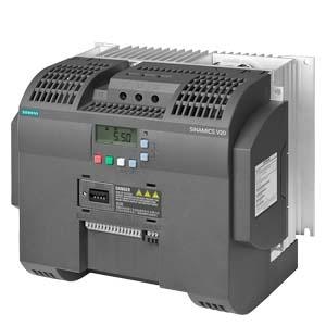 Siemens v20 PLC VFD Siemens v20 380-480 v 3 ac rated power 15kw SINAMICS V20 380-480 V 3 AC -15/+10% 47-63Hz rated power 15 kW with 150% overload for 60 sec. unfiltered I/O: 4 DI, 2 DO,2 AI, 1 AQ fieldbus: USS/MODBUS RTU with built-in BOP protection: IP20/ UL open size: D 240x207x173 (WxHxD).