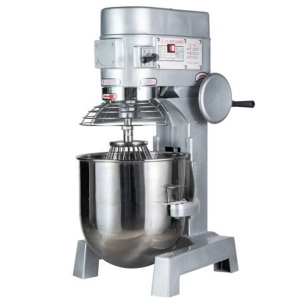 Material	Stainless                  SteelUsage/Application	         BakeryBowl Volume    	                 5 LitreUsage	                                CommercialPower Source	                ElectricAutomation Grade	       AutomaticWarranty	                       1 YearMixer Type	                      Single