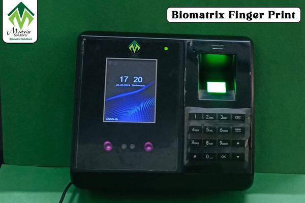 Specifications-	        Face and Finger Attendance system	Model Name Biomax 70 W Pro	Make Biomax	Face 1000	Finger 2000	Users 2000	Card Capacity 2000	Transaction Capacity 150000	Battery Backup for 1 hrs	Auto Push Technology for Centralised	Data processing	Communication TCP-IP WI-FI(Optional)