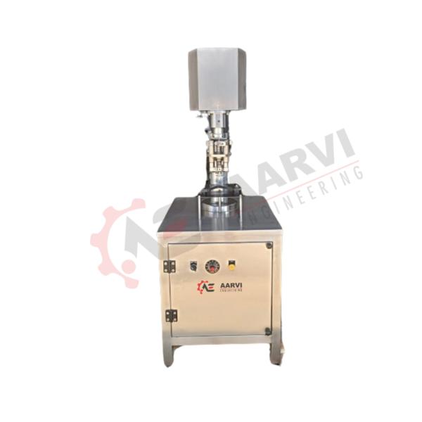 Depending on the size and type of the cap that needs to be applied, a semi-automatic Screw capping machine can apply caps to a variety of types and shapes of vials and bottles at a maximum pace of 20 vials or bottles per minute. With the use of changing parts or a capping head, a screw capping machine is capable of applying PP Caps, ROPP Aluminum Caps, or Plastic Screw Caps. For medium size production needs, this machine is helpful for small-scale production facilities.For trouble-free operation, a semi-automatic screw capping machine with a built-in table and stand is available.SPECIAL COMPONENTS: • A small machine with multiple uses• Machine built in SS304 material and suitable for all types of Screw Aluminum. • No Vial/Bottle - No Capping System. • Heavy Duty Machine Structure with Ropp Cap • Low noise and low power usage • Cover Sealing Pressure varied depending on the size of the caps.• There is an adjustable gauge available for different bottle heights.• Adjustable Machine Speed • Delta Make VFD • Bonvario Make Motor and Gearbox• Product Diameter 25 to 85 mm * • Screw type Capping • Product Height 150mm * • Power 1.0 HP • 1 Phase and 220VAC Single Phase Power Supply (50 Hz) with A.C. Drive Speed • Max. 20 Products per Minute Packing • No. of Head Single Screw Capping Head • Dimensions overall: 995 mm, 710 mm, and 1350 mm• 195 kilograms net weight• 275 kilograms is the total weight.