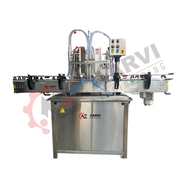 Automatic 4 Head Volumetric liquid Filling Machine