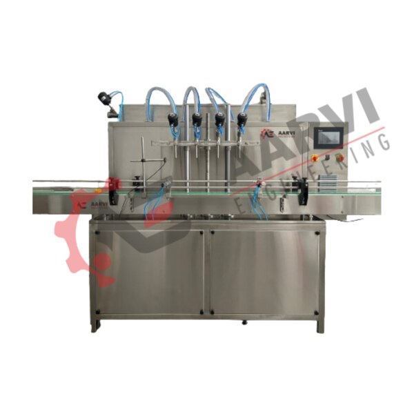 Automatic 4 Head Servo Base Liquid Filling Machine