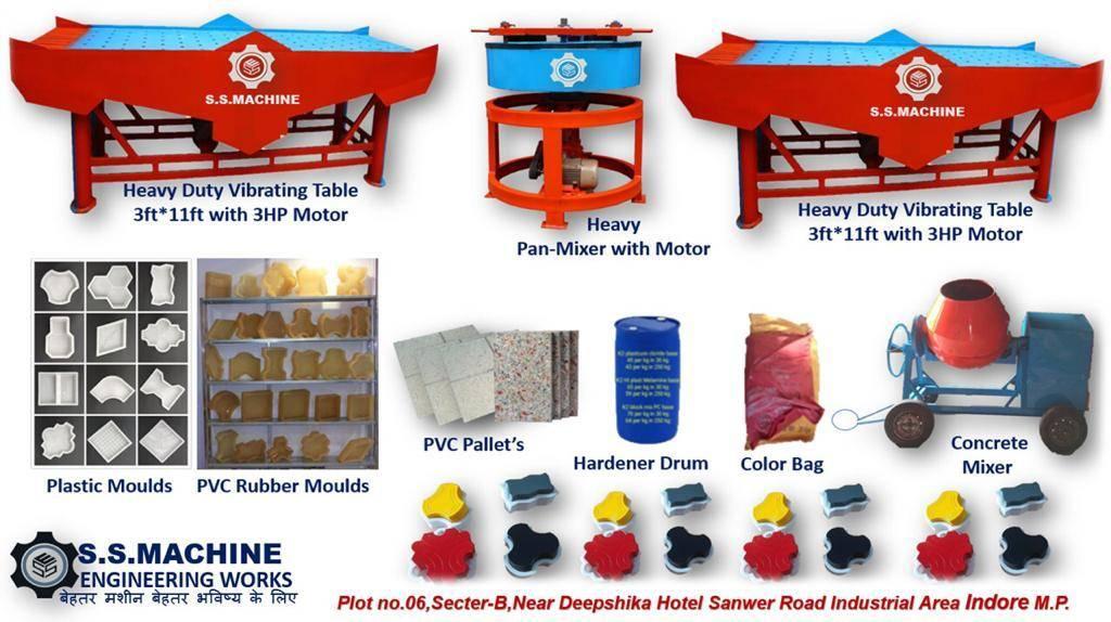 General details:Model: Hydraulic Paver Block Making MachineCapacity: 2000-2500 Blocks per hourBlock Type: PaverMethod: Autoclave AeratedPower: 12 hpPhase: Three PhaseVoltage: Upto 240 VAutomation Grade: AutomaticUsage/Application: IndustrialRaw Material: Stone Dust, Cement, Stone Chips Others:Brand: S. S. MACHINE ENGINEERING WORKSCountry of Origin: Made in IndiaFrequency : 50 HzMinimum Quantity: 1 pieceMotor Power : 12 hpSurface Finishing : Color CoatedVoltage (V) : Upto 240 V