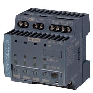 6EP19612BA21Siemens pse200u 10 a selectivity SITOP PSE200U 10 A Selectivity module 4-channel input: 24 V DC/40 A output: 24 V DC/4x 10 A Level adjustable 3-10 A with common signaling contact 