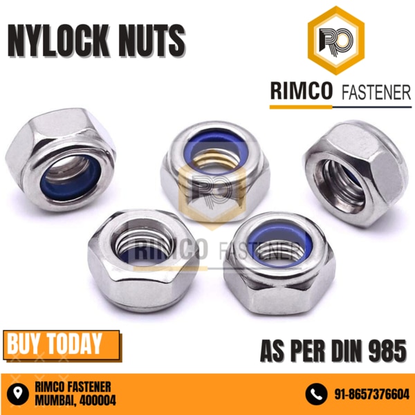 We At RIMCO FASTENER, One Of The Leading Manufacturers, Exporter & Suppliers Of SS 304 NYLOCK NUTS Of Superior Quality. These Are Available In Application Specific Designs As Per The Standard Quality Norms. Our SS 304 NYLOCK NUTS Are Highly Durable And Appreciated For Their Strength And Toughness. As One Of The Prominent Manufacture And Supplier, We Are Offering SS 304 NYLOCK NUTS To Valuable Clients. These Are Made Out Of High-Quality Raw Material Purchased From Certified Vendors. SS 304 NYLOCK NUTS Are Designed By Skilled Engineers With The Latest Technology. These Are Very Strong And Sturdy In Nature And Are Available In Different Sizes And Shapes At The Economic Prices.Your Trusted SS 304 NYLOCK NUTS Exporter from India - Delivering Excellence Worldwide. We are a premier exporter based in India, offering a wide range of high-quality SS 304 NYLOCK NUTS to global customers. Our products are engineered with precision, ensuring optimal performance and reliability in diverse applications. With a strong commitment to quality, we have established ourselves as a preferred choice for clients seeking dependable SS 304 NYLOCK NUTS solutions. Reach out to us now to discuss how we can cater to your international needs with our top-grade products.