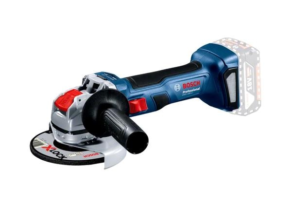 FAIR TRADE CORPORATION (FTC MUMBAI) Authorised Dealers for BOSCH GWX 180 LI (Solo) PROFESSIONAL CORDLESS ANGLE GRINDEROrder Number: 601 9H9 1K0PRODUCT HIGHLIGHTS:Bosch’s GWX 180-LI Professional cordless small angle grinder unites corded-level performance with outstanding ergonomics and convenient handling. Specifically optimised for cutting applications, this tool’s balanced design and the slim handle provides superb versatility. The brushless high-performance motor makes for fast working progress and provides the equivalent to 700W of corded power. Thanks to improved efficiency and runtime, this grinder gets the best productivity out of every battery charge. Slim handle design, keyless guard and X-LOCK system take this grinder’s user convenience to the next level.FUNCTIONS & KEY FEATURES:-	Fast accessory change & convenient working; Bosch’s compact and handy 18V angle grinder with X-LOCK-	High-performance Brushless motor delivers 700W Corded equivalent power-	Balanced design and slim handle, specifically optimised for versatile cutting-	Increased productivity thanks to improved efficiency and runtime-	Next-level convenience thanks to slim handle design, keyless guard and X-LOCK systemINCLUDED IN THIS VARIANT:-	GWX 180 LI (Solo) (Order No. 601 9H9 1K0)-	Battery & Charger Not IncludedTECHNICAL DATAADDITIONAL DATA:-	Battery Voltage: 18.0 V-	No-load Speed: 11,000 rpm-	Weight excl. Battery: 1.6 kgProduct specifications are subject to changes as made by the brand.*Kindly contact / submit query for latest price.*For more details: Contact on - Tel : 022-66371886 / Email : sale@fairtradecorp.in