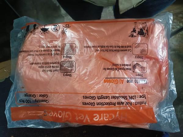 We are the leading supplier of AI Gloves LD Orange in Delhi