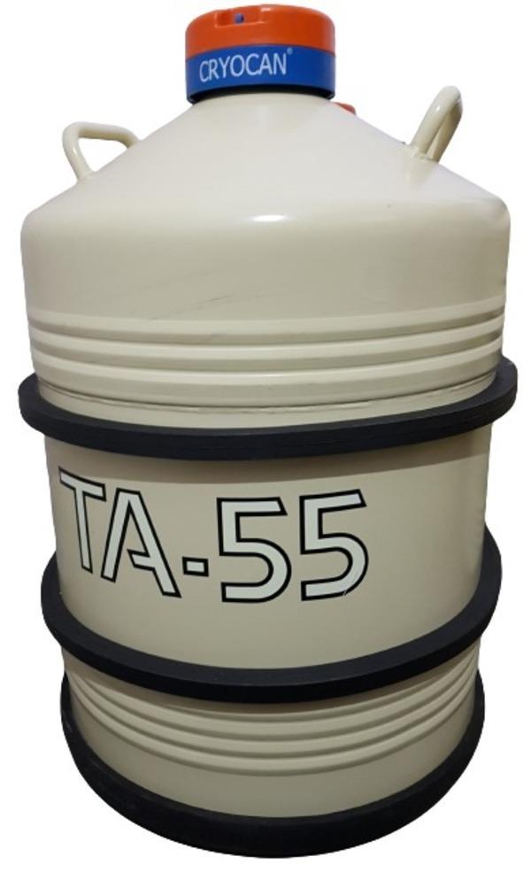 Empty Weight 15 kgFull Weight 56.6 kgHeight 717mmNeck Dia 51 mmOuter Dia 460 mmBrand CryocanTank Material MetalCapacity 51.5 LiterContainer Type Tank ContainerUsage/Application Food StorageWe supply a broad gamut of liquid nitrogen containers used to store a variety of liquid gases such as liquid nitrogen, liquid oxygen etc. Sourced from well established vendors across the country, these are available in a variety of capacities as per client's requirements or industrial applications. They are offered at best market prices to our clients.It is a range of aluminum cryo containers, mainly used in artificial insemination programs, laboratories and small consumers of liquid nitrogen. Sturdy, efficient, lightweight and compact, the containers display amazing performance in terms of lower evaporation loss, longer holding time and adaptability to Indian road conditions. Features like double walled aluminum vessel, fiberglass neck tube and super insulation reduce heat losses to the lowest standardized levels.Containers range from a minimum capacity of one liters to a maximum of 55 liters.The technical features of Containers are:Lightweight aluminum construction ensures easy portability.Special process of super insulation provides the lowest evaporation loss.Transport containers are modified with additional supports to suit rough handling conditions, experienced in developing countries.Polyurethane paint ensures long durability.Moulded caps and covers provide due protectionWe supply a broad gamut of liquid nitrogen containers used to store a variety of liquid gases such as liquid nitrogen, liquid oxygen etc. Sourced from well established vendors across the country, these are available in a variety of capacities as per client's requirements or industrial applications. They are offered at best market prices to our clients.