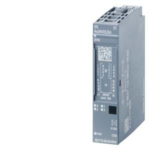 Siemens PLC Siemens digital output module dq 4x24vdc/2aSIMATIC ET 200SP, digital output module, DQ 4x 24VDC/2A Standard, suitable for BU type A0, Color code CC02, Module diagnostics.