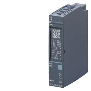 Siemens PLC Siemens ptp communication module for serial connection  SIMATIC ET 200SP, CM PTP communication module for serial connection RS-422, RS-485 and RS-232, freeport, 3964 (R), USS, MODBUS RTU master, slave, max. 250 Kbit/s, suitable for BU type A0, pack quantity: 1 unit.