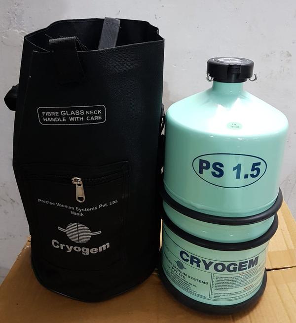 Brand cryogemCountry of Origin Made in IndiaTank Material AluminiumStorage Material AluminiumMaterial Aluminium AlloyCapacity 1-10 tonContainer Type Open Top ContainerContainer Length 2 feetUsage/Application Store Liquid NitrogenColor WhiteWe supply a broad gamut of liquid nitrogen containers used to store a variety of liquid gases such as liquid nitrogen, liquid oxygen etc. Sourced from well established vendors across the country, these are available in a variety of capacities as per client's requirements or industrial applications. They are offered at best market prices to our clients.It is a range of aluminum cryo containers, mainly used in artificial insemination programs, laboratories and small consumers of liquid nitrogen. Sturdy, efficient, lightweight and compact, the containers display amazing performance in terms of lower evaporation loss, longer holding time and adaptability to Indian road conditions. Features like double walled aluminum vessel, fiberglass neck tube and super insulation reduce heat losses to the lowest standardized levels.Containers range from a minimum capacity of one liters to a maximum of 55 liters.The technical features of Containers are:Lightweight aluminum construction ensures easy portability.Special process of super insulation provides the lowest evaporation loss.Transport containers are modified with additional supports to suit rough handling conditions, experienced in developing countries.Polyurethane paint ensures long durability.Moulded caps and covers provide due protectionWe supply a broad gamut of liquid nitrogen containers used to store a variety of liquid gases such as liquid nitrogen, liquid oxygen etc. Sourced from well established vendors across the country, these are available in a variety of capacities as per client's requirements or industrial applications. They are offered at best market prices to our clients.