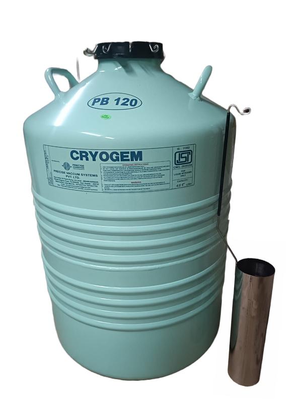 Brand cryogemCountry of Origin Made in IndiaTank Material AluminiumStorage Material AluminiumMaterial Aluminium AlloyCapacity 1-10 tonContainer Type Open Top ContainerContainer Length 2 feetUsage/Application Store Liquid NitrogenColor WhiteWe supply a broad gamut of liquid nitrogen containers used to store a variety of liquid gases such as liquid nitrogen, liquid oxygen etc. Sourced from well established vendors across the country, these are available in a variety of capacities as per client's requirements or industrial applications. They are offered at best market prices to our clients.It is a range of aluminum cryo containers, mainly used in artificial insemination programs, laboratories and small consumers of liquid nitrogen. Sturdy, efficient, lightweight and compact, the containers display amazing performance in terms of lower evaporation loss, longer holding time and adaptability to Indian road conditions. Features like double walled aluminum vessel, fiberglass neck tube and super insulation reduce heat losses to the lowest standardized levels.Containers range from a minimum capacity of one liters to a maximum of 55 liters.The technical features of Containers are:Lightweight aluminum construction ensures easy portability.Special process of super insulation provides the lowest evaporation loss.Transport containers are modified with additional supports to suit rough handling conditions, experienced in developing countries.Polyurethane paint ensures long durability.Molded caps and covers provide due protection. We supply a broad gamut of liquid nitrogen containers used to store a variety of liquid gases such as liquid nitrogen, liquid oxygen etc. Sourced from well established vendors across the country, these are available in a variety of capacities as per client's requirements or industrial applications. They are offered at best market prices to our clients.