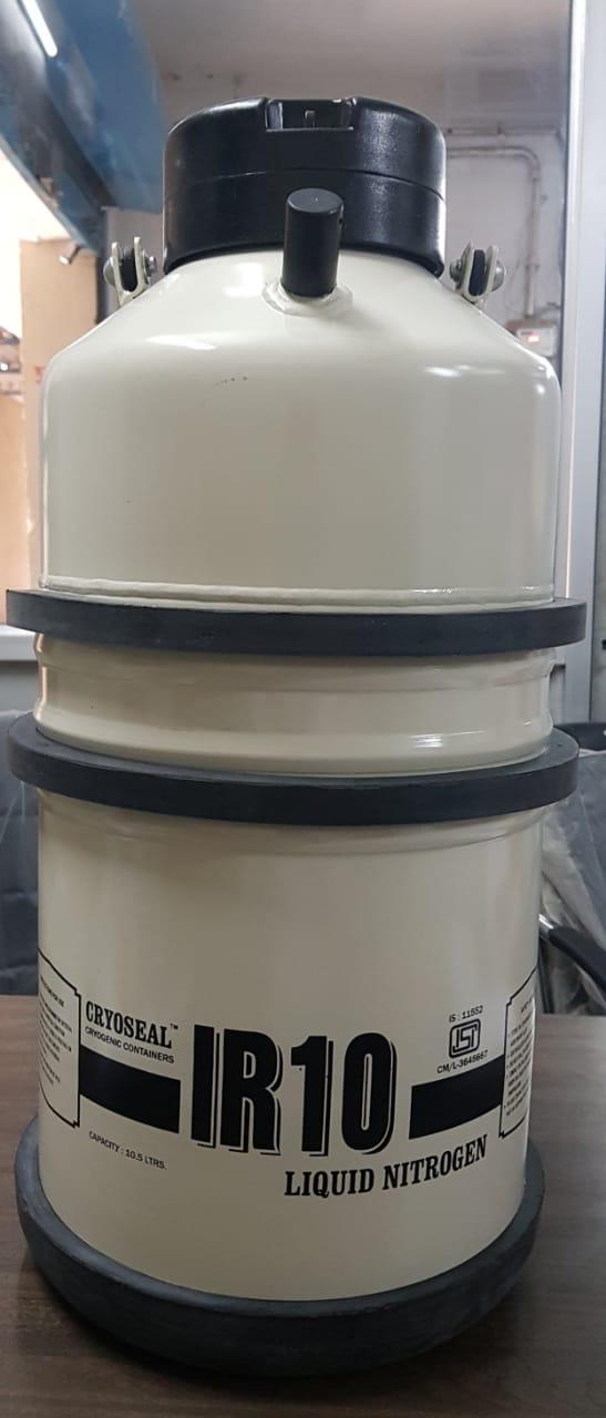 Country of Origin Made in IndiaContainer Length 530 MMBrand INOXColor WHITECapacity 10 LMaterial AluminiumModel:- IR-10(10 Litres) with 6 BigCanistersMake:- INOX CRYOSEAL with 2 Years Warranty