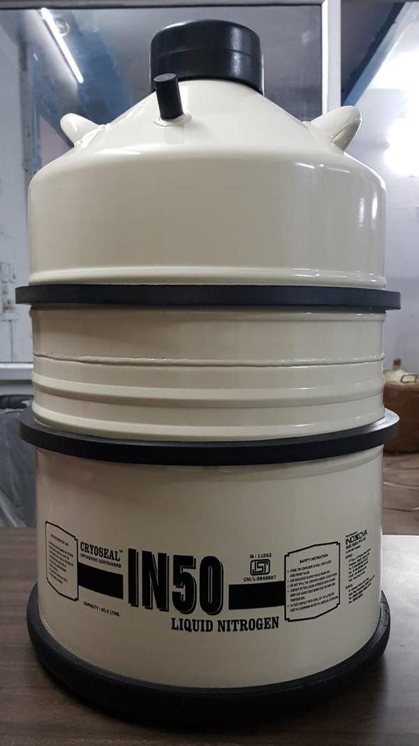 Country of Origin Made in IndiaContainer Length 530 MMBrand INOXColor WHITECapacity 50 LMaterial AluminiumModel:- IN-50CanistersMake:- INOX CRYOSEAL with 2 Years Warranty