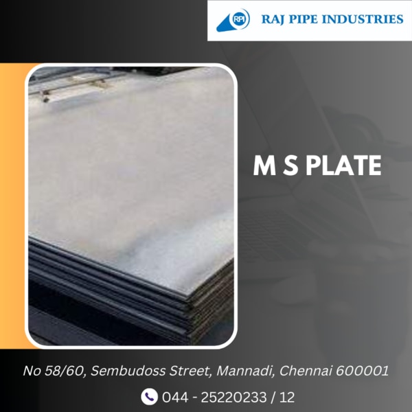 Your Reliable Manufacturer and Supplier of MS Plates : Quality That EnduresWe are your trusted destination for premium MS Plates. As a leading manufacturer and supplier, we are committed to providing high-quality MS Plates that offer exceptional durability, corrosion resistance, and versatility for a wide range of applications. Whether you need MS Plates for roofing, cladding, fencing, or any other purpose, we have the solutions to meet your needs.Why Choose Us:Superior-Quality MS Plates : Our MS Plates are manufactured using high-grade galvanized iron, ensuring superior strength, corrosion resistance, and longevity. We adhere to strict quality control measures to deliver products that meet the highest industry standards, providing you with peace of mind and reliability.Wide Range of Products: We offer a comprehensive range of GI sheets to suit various applications and requirements. Our diverse range ensures that you can find the perfect solution for your project.Customization Options: We understand that every project is unique, and one size does not fit all. That's why we offer customization options to tailor our MS Plates to your specific requirements. Whether you need sheets of a particular size, thickness, or coating, we can accommodate your needs to ensure a perfect fit for your application.Competitive Pricing: We believe in offering value for money to our customers. Our competitive pricing ensures that you get high-quality GI sheets at the best possible rates, without compromising on quality or service. We strive to help you optimize your project budget without sacrificing quality.Prompt Delivery: We understand the importance of timely delivery to keep your projects on schedule. With efficient logistics and streamlined processes, we ensure prompt delivery of your GI sheet orders, minimizing downtime and maximizing productivity for your projects.