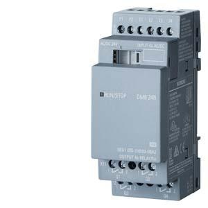 Siemens LOGO PLC Siemens dm8 24r expansion module ps/i/o 24v/24v/relay LOGO! DM8 24R expansion module, PS/I/O: 24V/24V/relay, 2 MW 4 DI/4 DO, AC/DC/NPN input for LOGO! 8