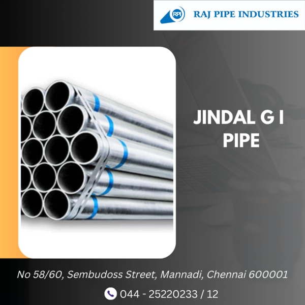 At Raj Pipe Industries, we take pride in being your premier destination for top-quality Jindal pipes. With a steadfast commitment to excellence and customer satisfaction, we have established ourselves as a trusted name in the industry. Our extensive range of Jindal pipes caters to diverse industrial and commercial needs, ensuring reliable performance and longevity.Why Choose Us:Premium Quality Assurance: We understand the significance of quality in every project. That's why we source our Jindal pipes from reputable manufacturers known for their stringent quality control measures. Rest assured, each pipe meets industry standards and exceeds expectations in durability and performance.Wide Range of Products: Whether you require pipes for plumbing, construction, or industrial applications, we have you covered. Our comprehensive inventory includes a variety of Jindal pipes in different sizes, grades, and specifications to suit your specific requirements.Competitive Pricing: We believe in offering value for money to our customers. Our competitive pricing ensures that you get top-quality Jindal pipes at the best possible rates, without compromising on quality or service.Prompt Delivery: Time is of the essence in any project. We understand the importance of timely delivery and strive to ensure that your orders are processed and delivered promptly, minimizing downtime and maximizing efficiency.Exceptional Customer Service: Our dedicated team of professionals is committed to providing personalized assistance and expert guidance every step of the way. From product selection to after-sales support, we are here to address your queries and ensure a seamless experience.