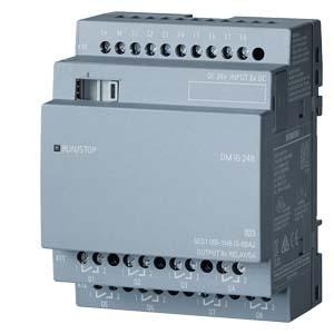 Siemens LOGO PLC Siemens dm16 24r expansion module ps/i/o 24 v dc/24 v dc/relay LOGO! DM16 24R expansion module, PS/I/O: 24 V DC/24 V DC/relay, 8 DI/8 DO, 4 MW for LOGO! 8.