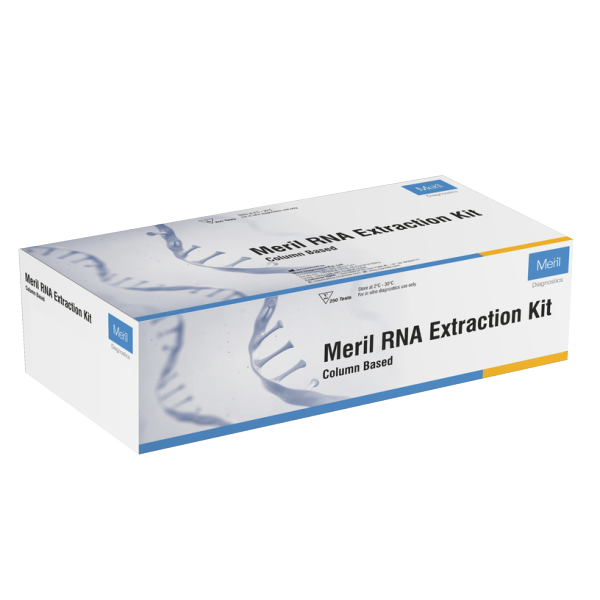 RNA Extraction Kit - Column BasedProduct OverviewRNA extraction kit is used to isolate the nucleic acid (RNA) from virus in bio fluid and transport media samples for clinical in-vitro diagnostics applications.Approved by ICMRRNA kit components can be stored at room temperature (15-30°C) for one yearPack-size of 20 tests, 50 tests & 250 tests