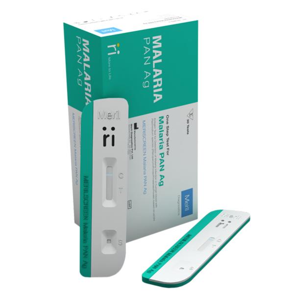 MERISCREEN Malaria PAN AgProduct OverviewThe Merilisa Malaria PAN Ag test can be used for the detection of the malarial antigen pLDH of any of the four species in blood samples.Detects pLDH Ag of all four plasmodium spp causing malaria infection in HumansAssay completes only in 90 minutesCombination of Polyclonal and Monoclonal Abs enhances performance of the testSensitivity: 100%Specificity: 100%