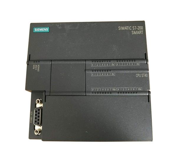 Siemens PLC S7 200 Smart Siemens cpu st40 dc/dc/dc SIMATIC S7-200 SMART, CPU ST40, CPU, DC/DC/DC, onboard I/O: 24 DI 24 V DC; 16 DO 24 V DC; power supply: DC 20.4 - 28.8 V DC, program/data memory 40 KB web server support.