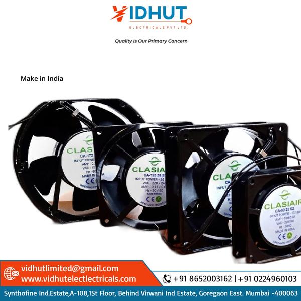 Cooling Fan is a type of fan specifically designed for use in industrial settings to provide ventilation and cooling. These fans are typically larger, more robust, and more powerful than traditional residential or commercial fans, as they are often required to move large volumes of air and operate continuously in demanding environments.