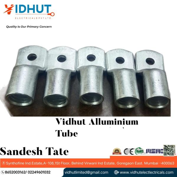 Aluminum Tube Terminals, also known as aluminum cable lugs or aluminum cable connectors, are used in electrical applications to terminate aluminum conductors. These terminals are specifically designed to create secure and reliable connections between aluminum cables and other electrical components, such as busbars, circuit breakers, or terminal blocks.