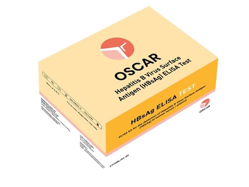Hepatitis B ELISA TestOSCAR HBsAg ELISA is intended to be used for the detection of hepatitis B surface antigen (HBsAg) in human serum or plasma.Pack Size: 96 Tests