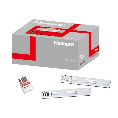 Cortisol Rapid Quantitative TestThe Finecare™ Cortisol Rapid Quantitative Test is a fluorescence immunoassay for quantitative determination of Cortisol in human serum, plasma or whole blood. The test is used as an aid to the screening of adrenal dysfunction and assessment of the treatment effect.